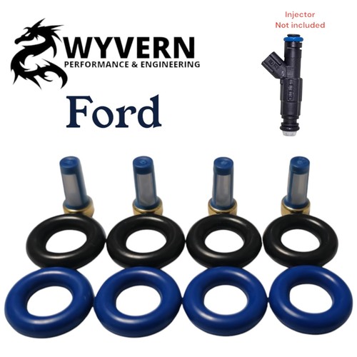 4x Ford 0280158200 B C Max Fiesta Focus Mondeo Einspritzdüse Dichtung Service Kit - Bild 1 von 5