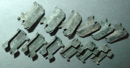 12 Door Crease To Panel Moulding Fasteners Chevrolet Buick 1948 Auveco USA NOS - Bild 4 von 22