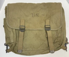 WW II US Army Military Musette Shoulder Bag Field Gear Equipment 1941