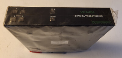 Computronic VPA404 4 Channel Programmable Video Switch Switcher  New Open Box 05