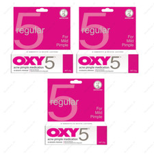3 x OXY 5 Acne Treatment 25g - 5 Benzoyl Peroxide for Mild Acne Pimple Care