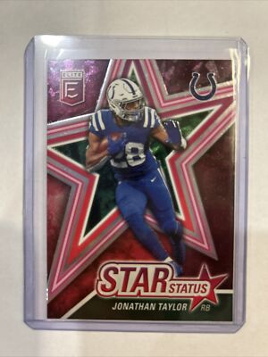 Jonathan Taylor Star Status Green Parallel 2022 Donruss Elite Colts SS13