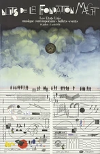 SAUL STEINBERG Nuits De La Fondation 34.75" x 22.75" Lithograph 1970 Modernism W