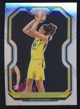 2021 Panini Prizm WNBA BK Basketball Silver Prizm Parallel #85 Breanna Stewart