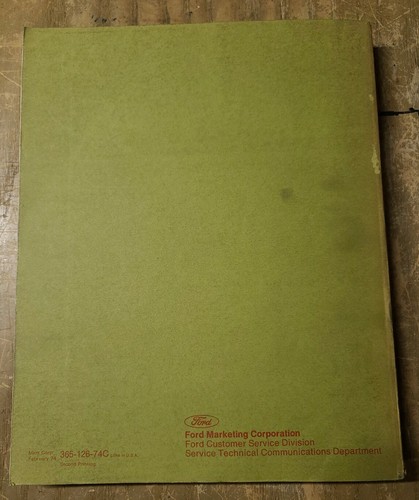 1974 Ford Car Shop Manual Volume 3 Electrical Second Printing 20JS-1473-E12F - Picture 5 of 5