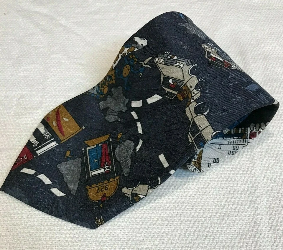 Ambassador Peacock De Colección Corbata Para Hombre Enfermo Construcción de Automóviles Hecha a Mano Novedad W 3.5 L 54 Foto 4 de 4