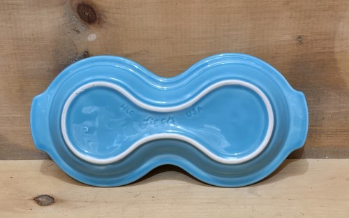 Fiesta Turquoise Cream and Sugar 4 pc Set with Tray Fiesta Coffee Set. - Picture 7 of 11