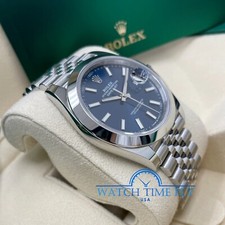 Rolex 126300 Datejust 41mm Blue Index Dial Jubilee Bracelet Stainless Steel 5