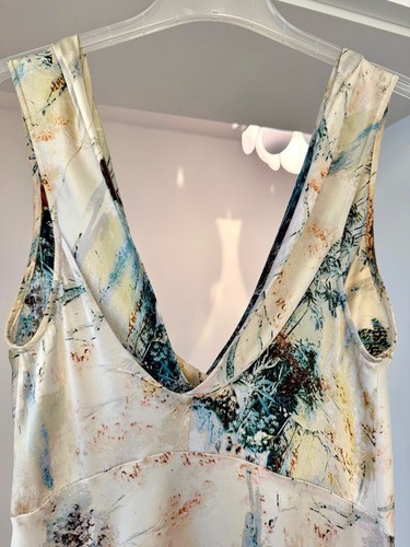 ★ Diane von Fürstenberg Seidenkleid DVF Seide Satin US Gr. 10 / M WIE NEU ! - Bild 5 von 10
