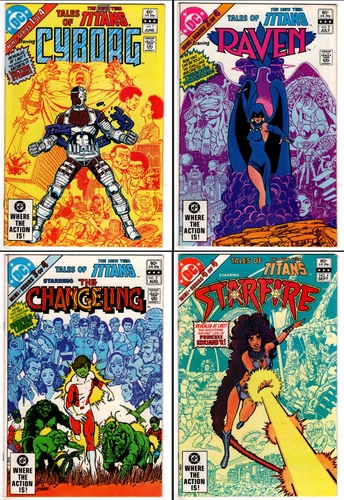 Tales of the New Teen Titans #1 #2 #3 #4 (1982) Mini Series - DC Comics  - 4 Lot
