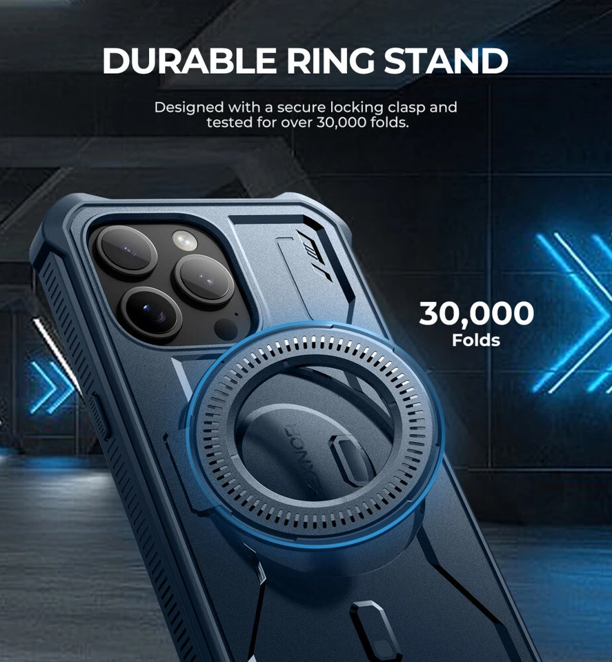 Dexnor Case for iPhone 12 13 14 15 Pro Max Plus with Magsafe Ring Kickstand - Image 2 of 4