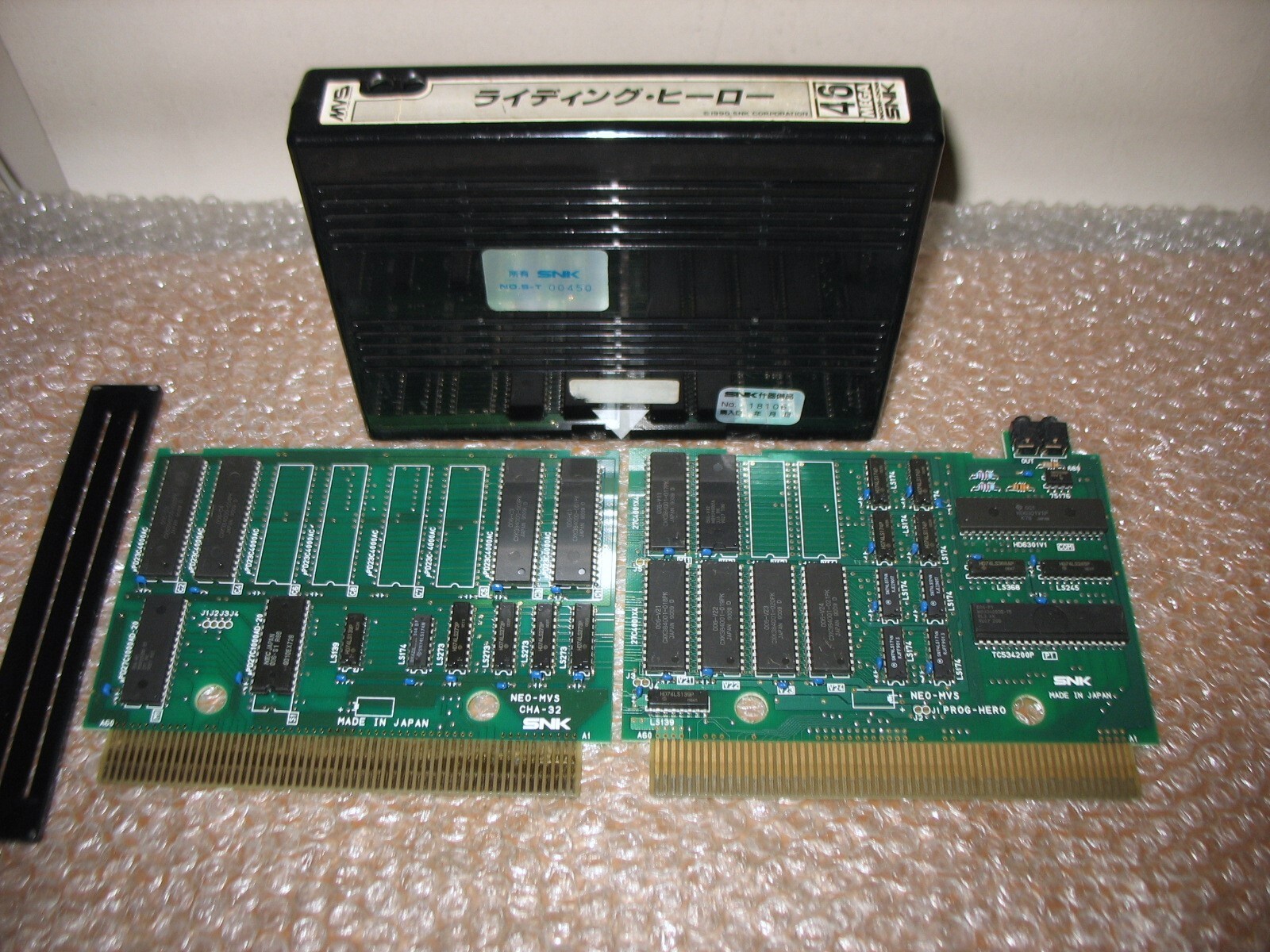 RIDING HERO NEO GEO MVS CART 100% ORIGINAL JAPANESE!