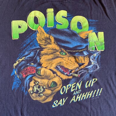 1988 VINTAGE 80s POISON (THE BAND) OPEN UP AND SAY AHHH!!! CONCERT