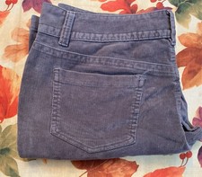 Faded Glory Stretch Light GrayCorduroy Pants Size 12