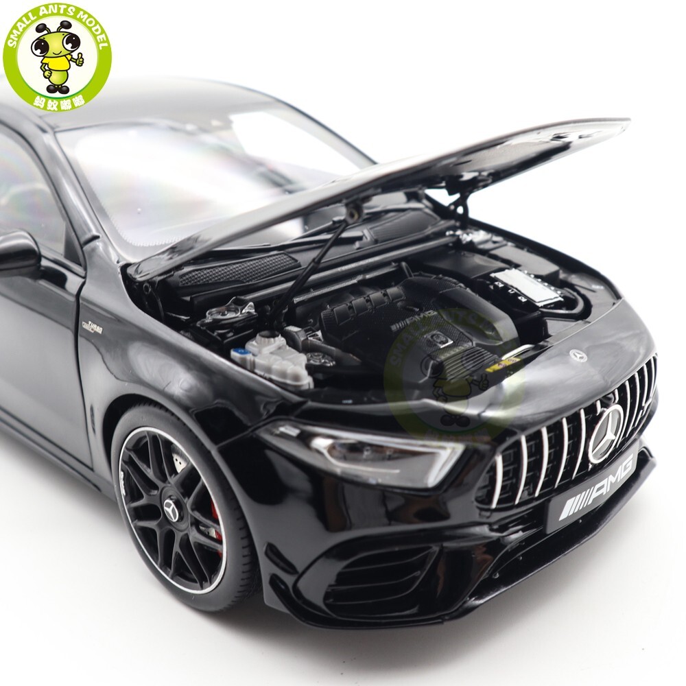 1/18 Mercedes AMG A45 S NZG Black Diecast Model Toy Car Gifts For