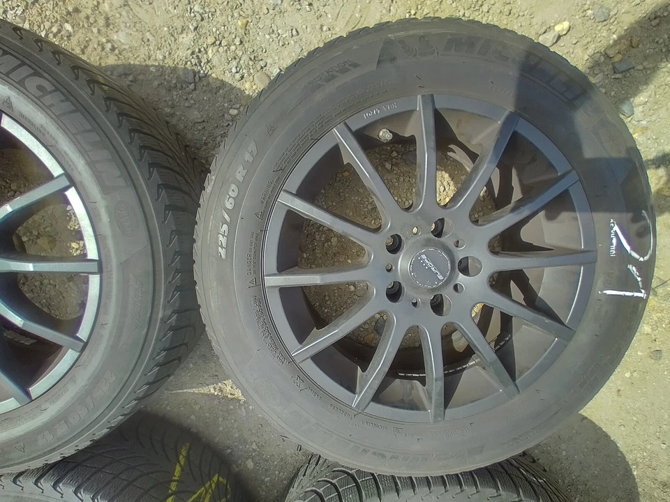 4 Winterräder Aluett Europe, schwarz, KBA 47702, 7,5Jx17, 225/60 R17 103H (CA21) - Bild 2 von 4