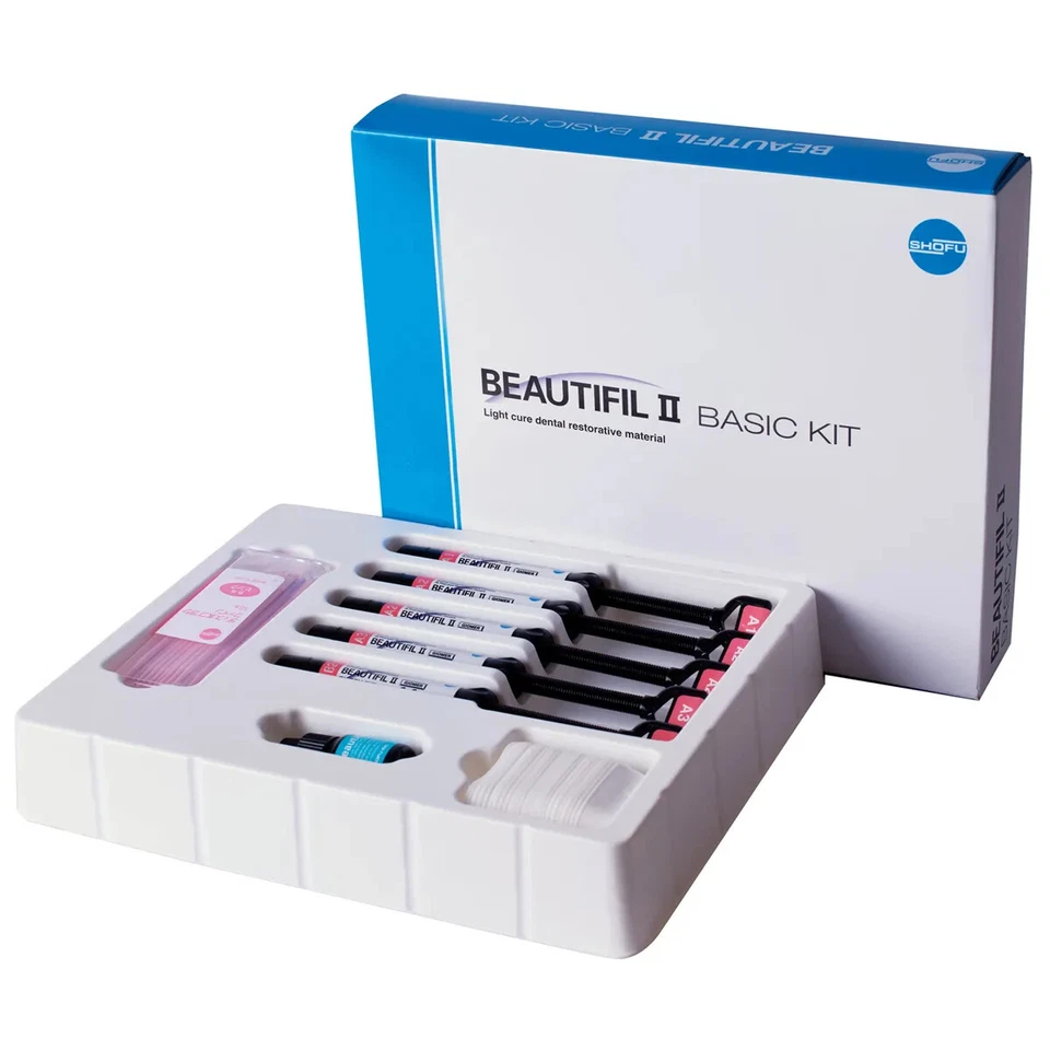 Shofu Beautifil Basic Kit Nano universal 5x4gm and Bond 6ml Free II Ship