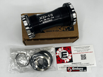 Enduro XD-15 BSA24 68/73 MTB Bottom Bracket with Ceramic