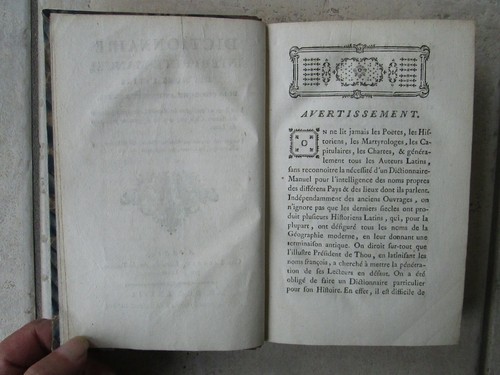 CHAUDON : DICTIONNAIRE DES NOMS LATINS DE GEOGRAPHIE, toponymie, 1777. - Picture 17 of 20