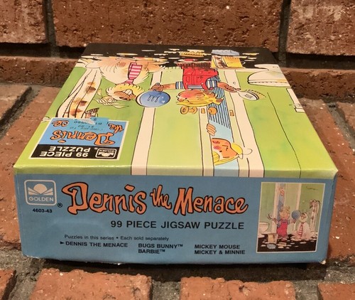 Vintage Dennis The Menace 99 Pc Puzzle 1987 10”x13” Complete - Picture 2 of 3
