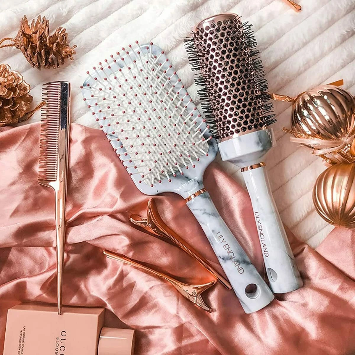 Hair Brush Set for Women Paddle Brush Round Blow Drying Hairbrush