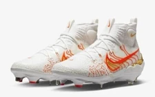 NEW Nike Alpha Huarache NXT Baseball Metal Cleats white DJ6517-161 Shoes Mens 14