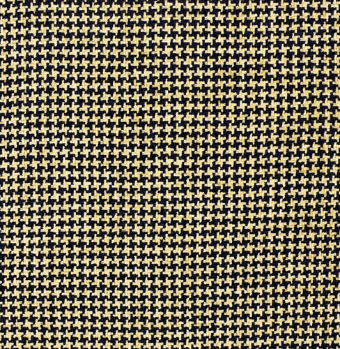 P Kaufmann DUNBAR Houndstooth Chenille BLACK Upholstery Pillow Sewing Fabric - Picture 2 of 4