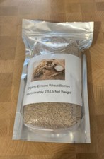 Organic Einkorn Wheat Berries 2.5lbs