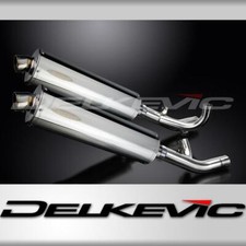 Yamaha V-Max 1700 2009-2016 450mm Oval Stainless Exhaust Silencer Can Kit