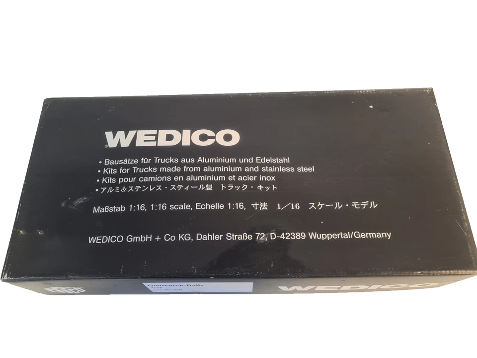 Wedico Modellbausatz Gooseneck - Dolly Jeep Art. 270 Scale 1:16 - Bild 2 von 4