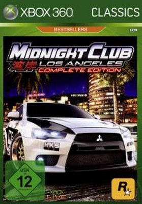 XBOX 360 MIDNIGHT CLUB 4 LOS ANGELES COMPLETE
