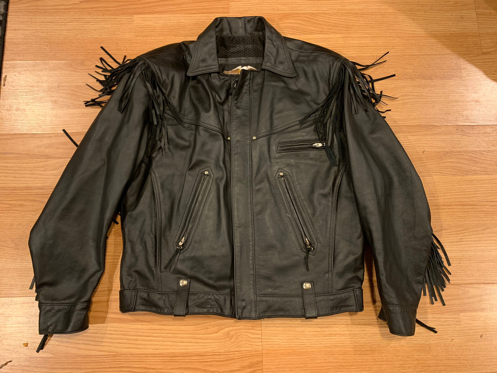Harley Davidson Fringed 100 Leather Motorcycle Jacke… Gem
