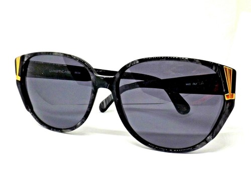 LUXOTTICA occhiali da sole donna made in italy anni 80 vintage nero  plastica | eBay