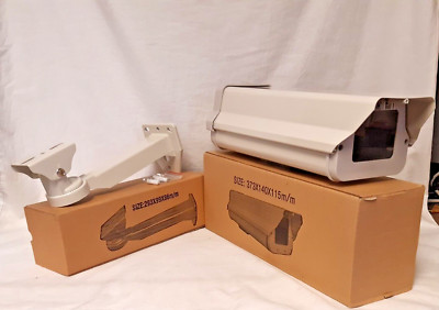 Vandal Resistant CCTV Security Indoor / Outdoor Camera Aluminum Housing W/ Mount