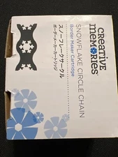 Creative Memories Snowflake Circle Chain Border Maker Cartridge Punch BMC - New