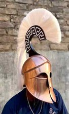 18GA Medieval Greek Corinthian Helmet Knight SCA LARP Re-enactment Armor helmet