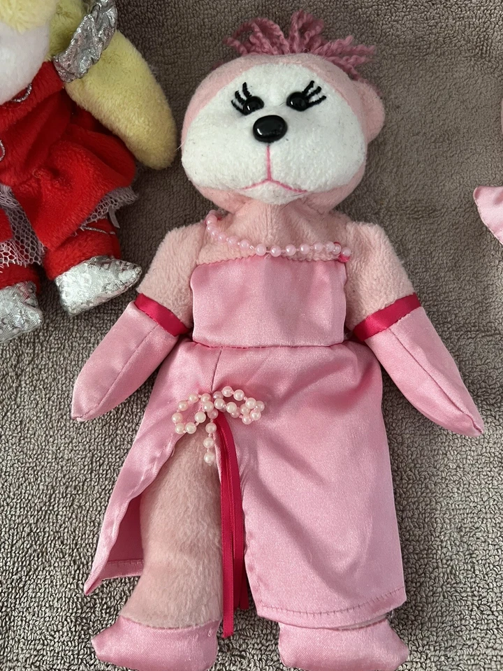 Beanie Kids Collectables - Christina - Muriel - Talia - 3 Girl Bears - Retired - image 4 of 4