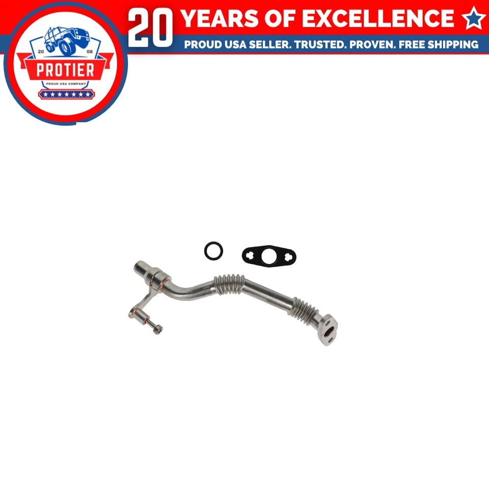 Línea de retorno de aceite del turbocompresor izquierdo para BMW 550i 550i GT 550i GT xDrive 550i Foto 2 de 3