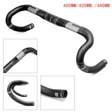 UD Fibra di Carbonio Bici da Strada Bici Bicicletta Drop Manubrio Drop Bars 31.8*400-440mm MTB