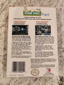 Sesame Street ABC Letter-go-Round/Ernie&rsquo;s Big Splash Nintendo NES CIB