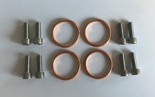 COPPER Exhaust Gaskets Header Manifold Cylinder Head Bolts GSX-R600 GSXR750