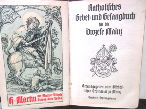 Katholisches Gebet und Gesangbuch Bistum Mainz von 1865, über 600 Seiten - Bild 1 von 9