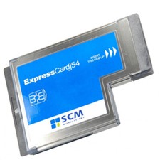 Smart Card Reader ExpressCard 54 SCR3340 SCM Microsystems