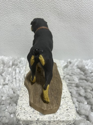 Vintage 1988 J Spouse Hand Crafted Rare Rottweiler Dog Figure Ref - PJS186 - Picture 7 of 9