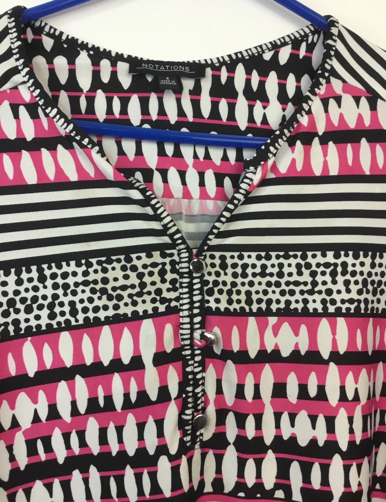 Notations Woman's Small Multicolor Long Sleeve Top - image 3