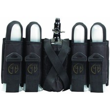 Tippmann Sport Series Paintball Pack / Harness - 4+1 Pouch Vertical - Black