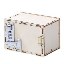 Wooden Monster Puzzle Lock Box Kids Toy Brain Teaser Toy Student DIY