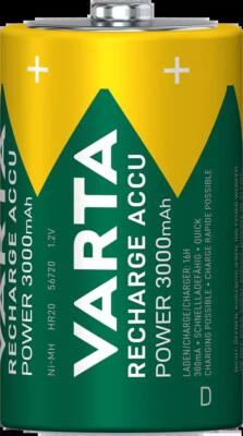 Batterij 9V NiMh E-block 200mAh Varta, blister verpakking