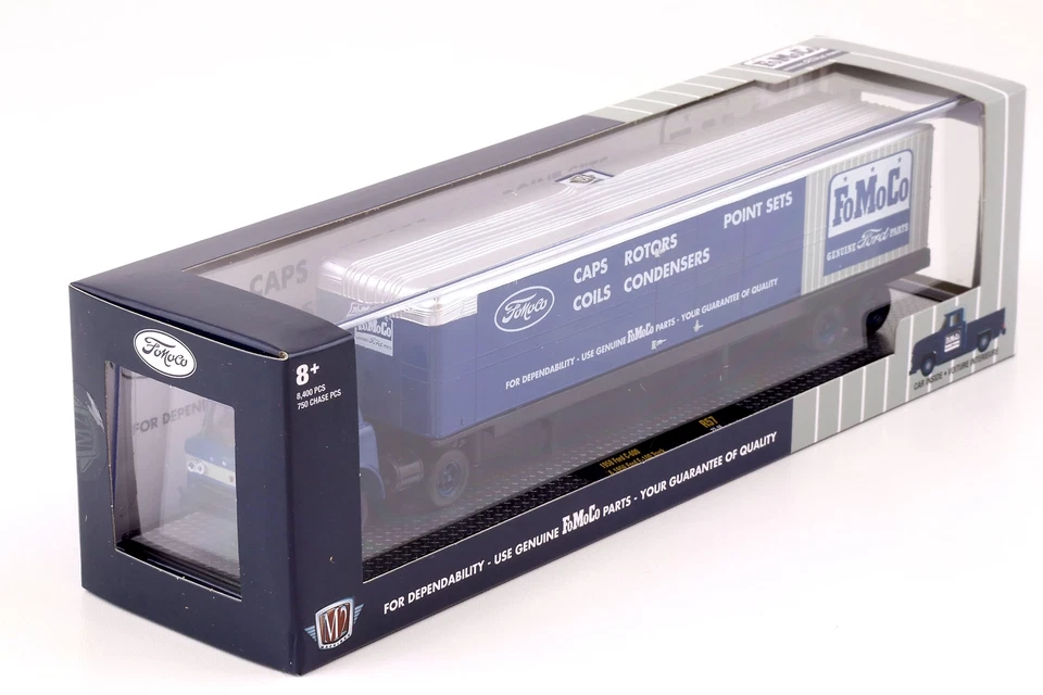 1:64 M2 Machines 1958 Ford C-600 & 1956 Ford F-100 Camion Fomoco - Immagine 3 di 3