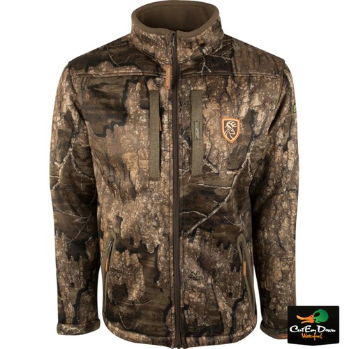 DRAKE NON-TYPICAL SILENCER FULL ZIP JACKET FULL CAMO COAT WITH AGION ACTIVE XL - Picture 5 of 6